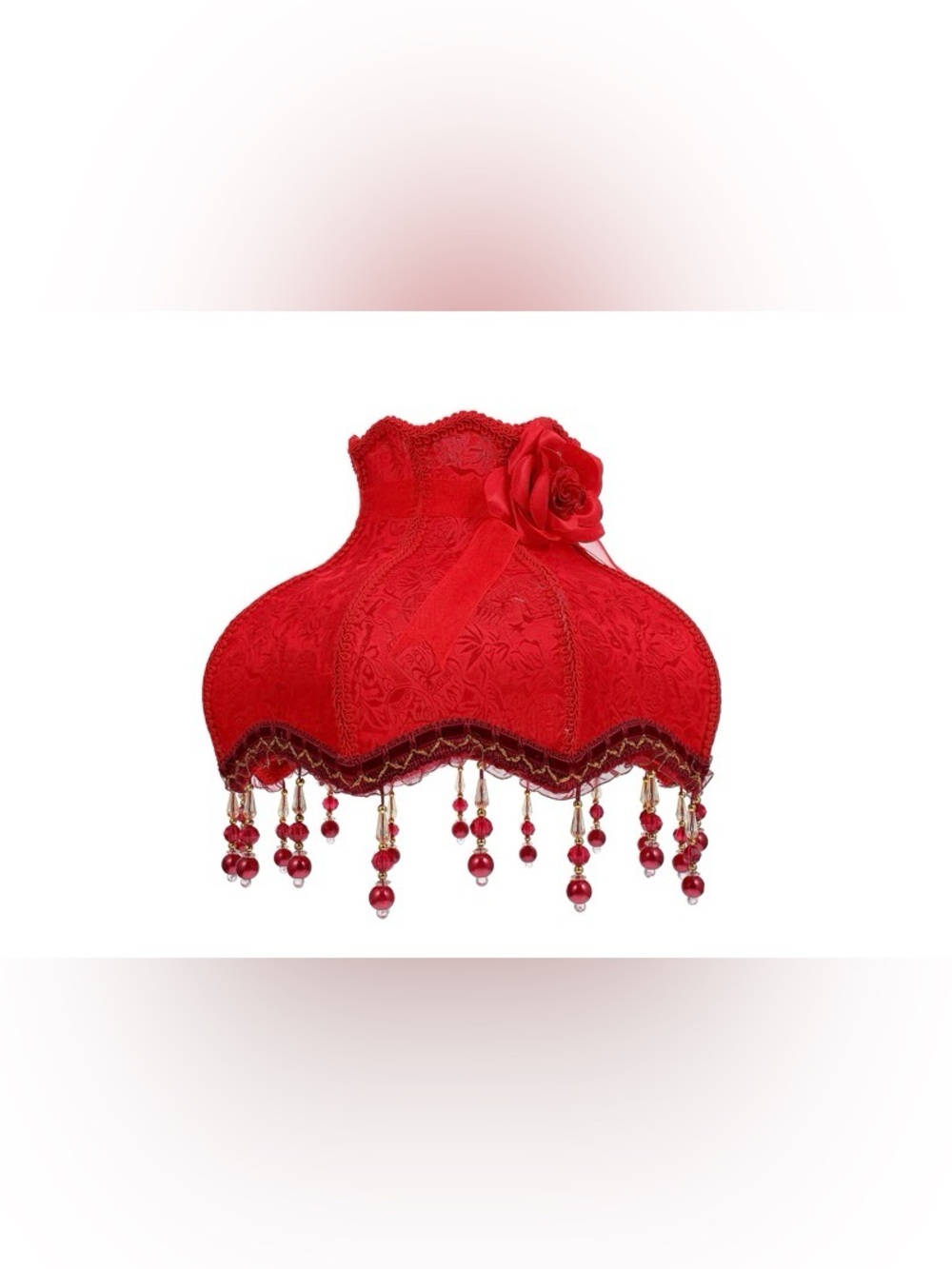 Baluue Vintage Lamp Shade (ONLY) Red